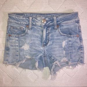 American Eagle Distressed Denim Shorts